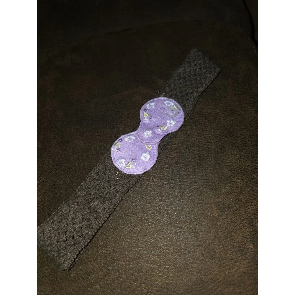 Gymboree cowgirls at heart floral belt size 8 10 stretch fabric